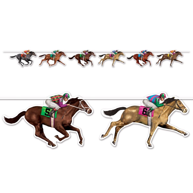 Horse Racing Streamer 6ft