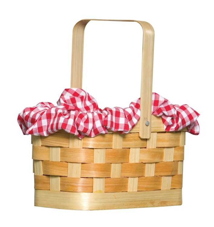 Purse Gingham Basket