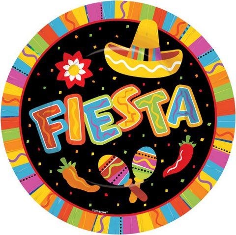 Fiesta Fun 10in Plate 8ct