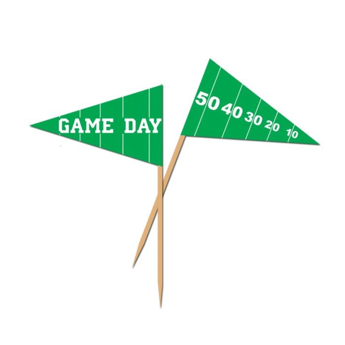 Game Day Flag Picks 50pk