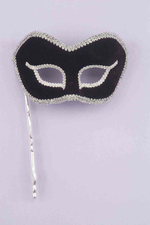 Mask w/ Stick Black