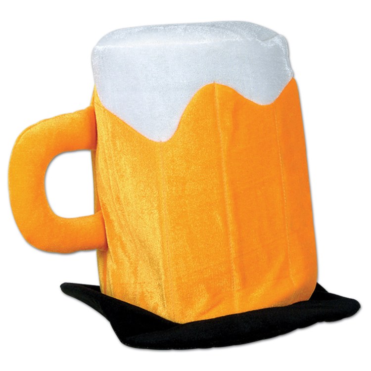 Hat Beer Mug Plush