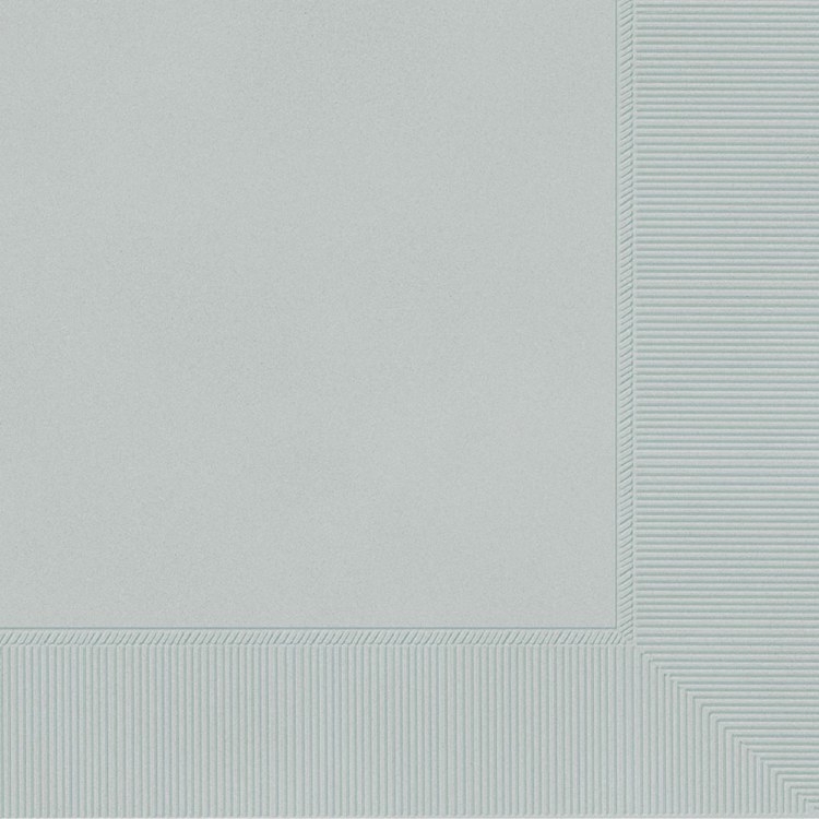 Silver Beverage Napkins