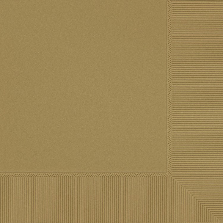 Gold Beverage Napkins