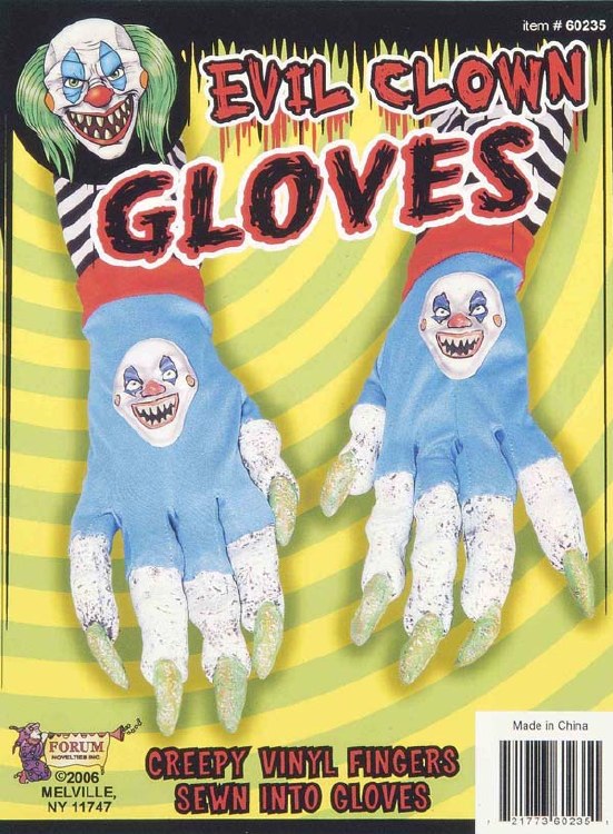 Evil Clown Gloves