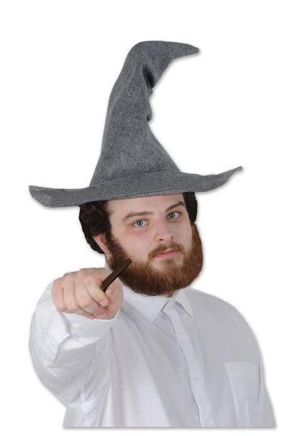 Felt Wizard Hat Grey