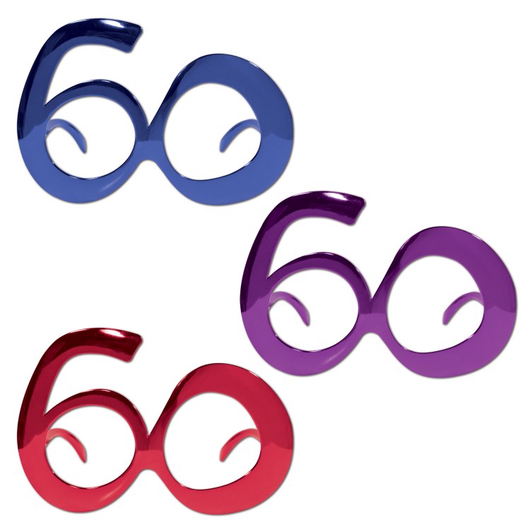 Glasses &quot;60&quot; Fanci Frames (1 pc)