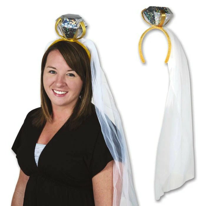 Headband Dimaond Ring w/ Veil