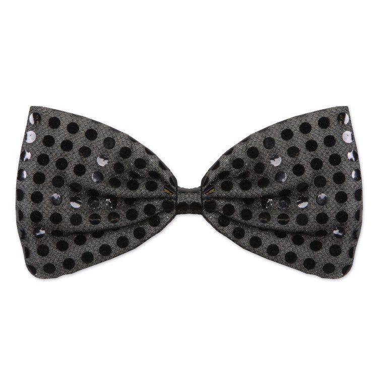 Bow Tie Glitz Black
