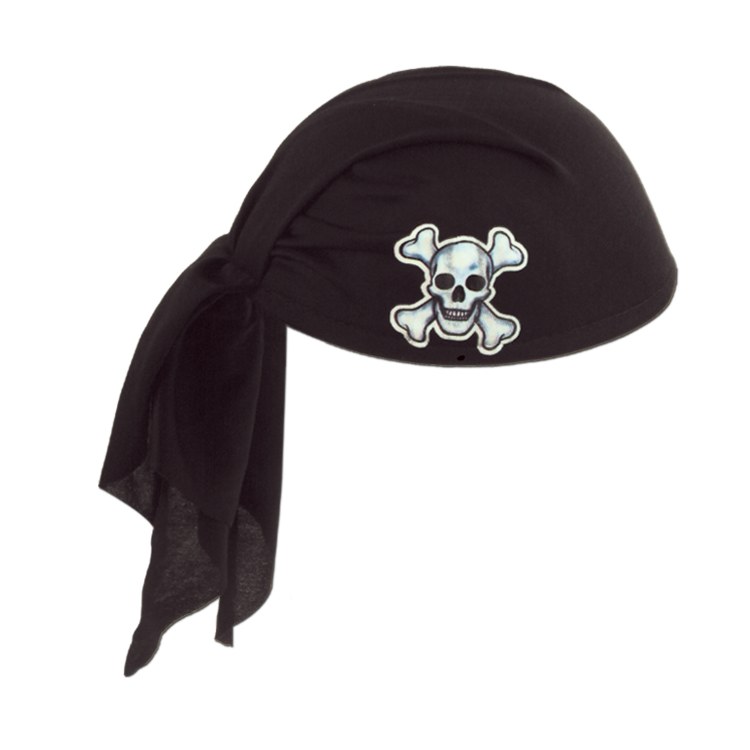 Hat Pirate Scarf BLK
