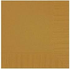 Lunch Napkins Gold
