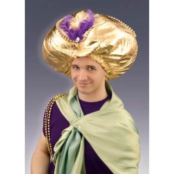 Hat Turban Giant Gold