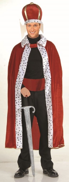 King Robe &amp; Crown Set RED