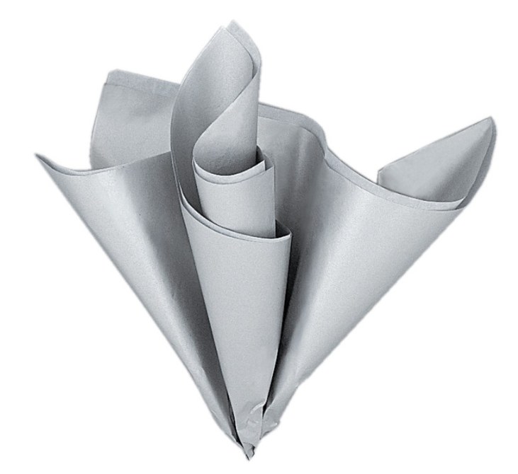 Tissue Sheets Silver 5ct