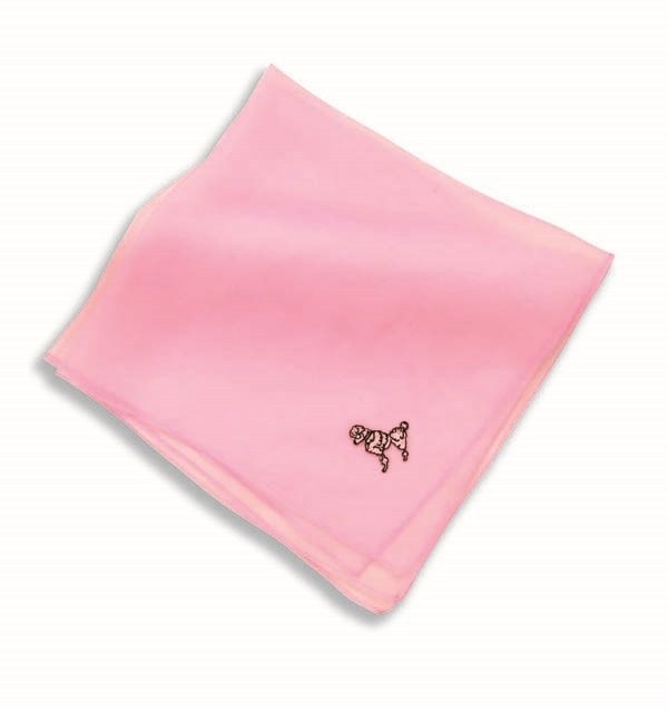 Poodle Scarf Pink