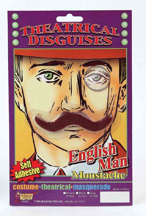 Moustache Englishman Brn