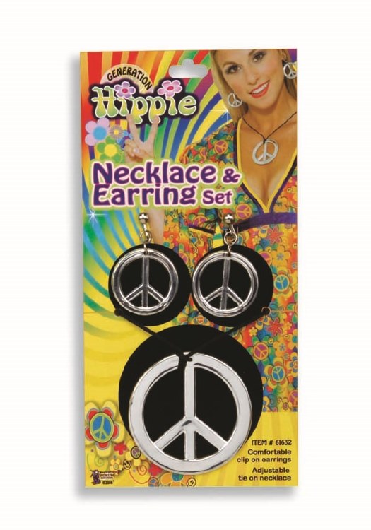 Peace Sign Jewelry Set
