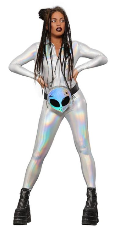 Whiplash Mirror Holographic Catsuit