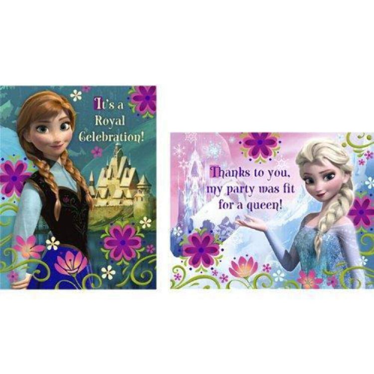 Disneys Frozen Invite/ThkYu