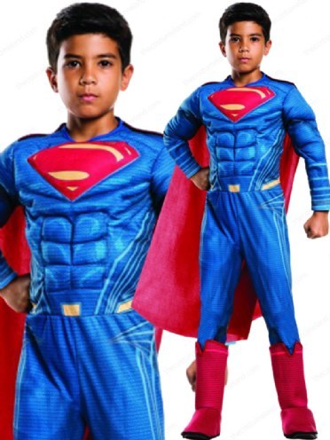 Superman Dlx Muscle Child Med