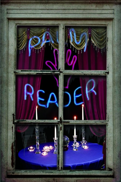 Palm Readings Window Decor