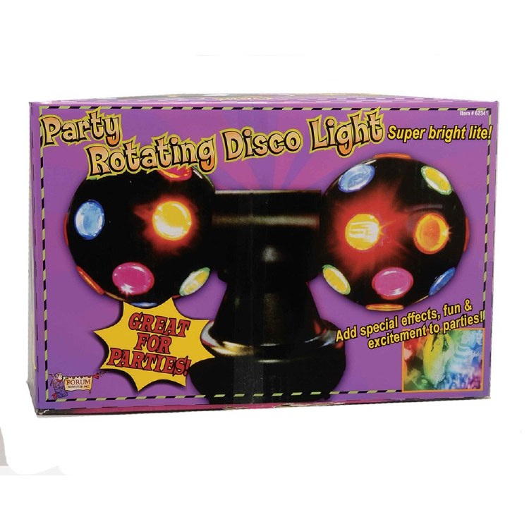 Disco Ball Rotating w/2 Lights