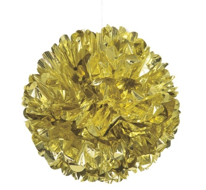 Puff Decor 16" Gold Foil