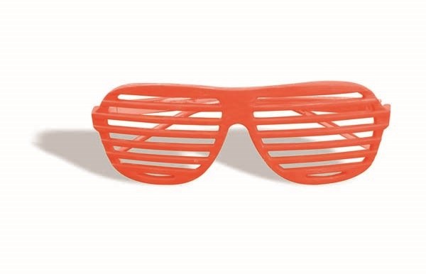Slot Glasses Neon Orange