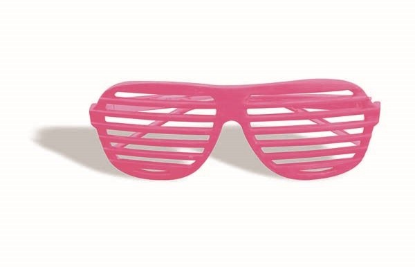 Slot Glasses Neon Pink