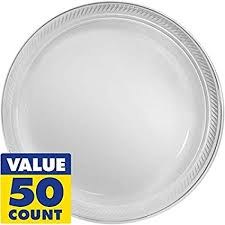 Clear Plastic Plates 7in 50ct