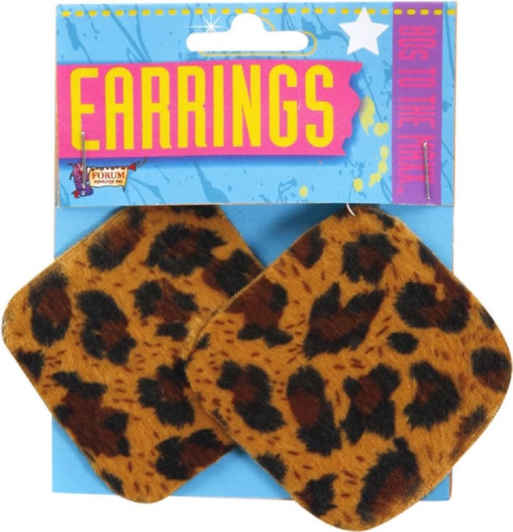 Earrings Leopard Print
