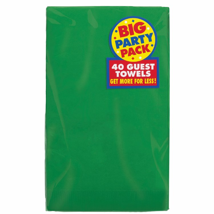 Festive Green Guest Towels 40ct