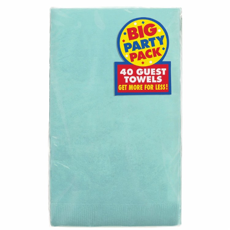 Robins Egg Blue Guest Towels 40ct