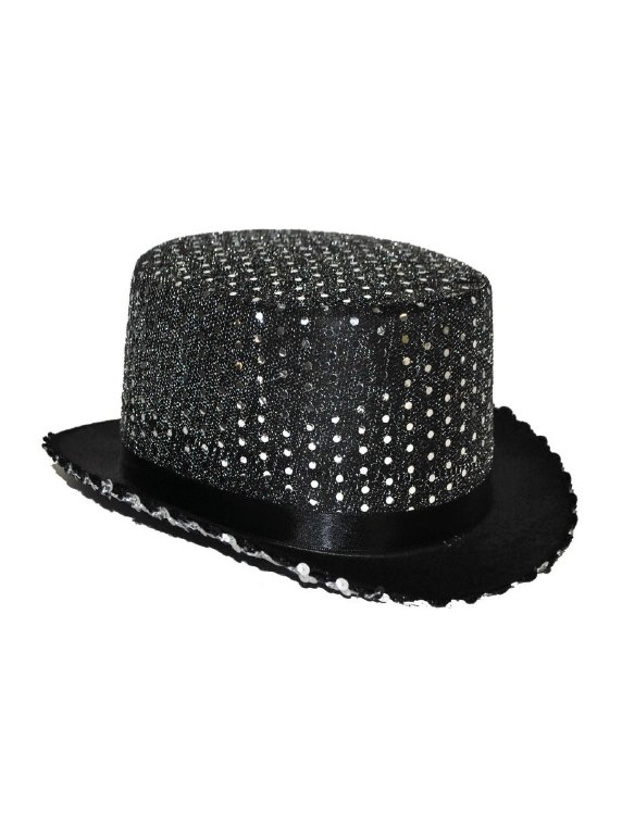 Top Hat Silver Sequin
