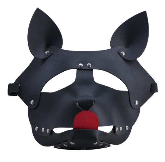 Pleather Pup Mask