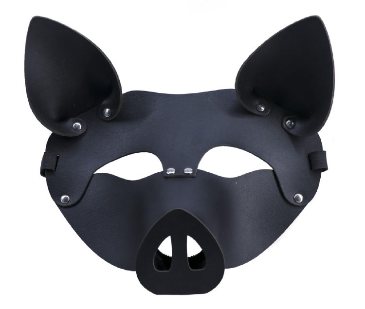 Pleather Pig Mask