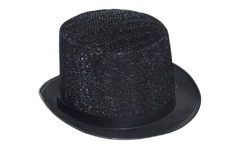 Top Hat Black Sequin