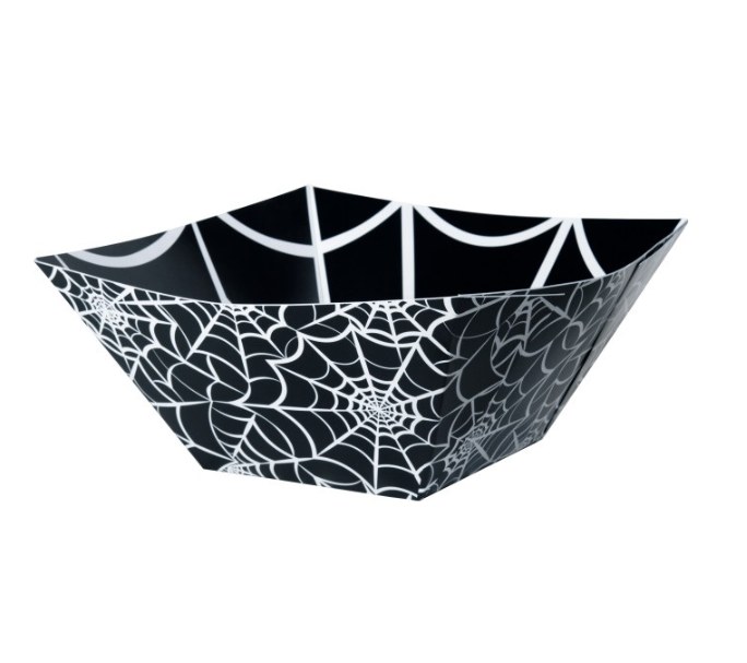 Spider Web Paper Square Bowl
