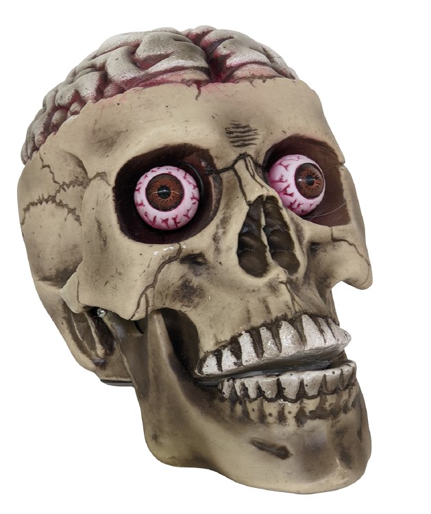 Bloody Brain Skull 7.5in