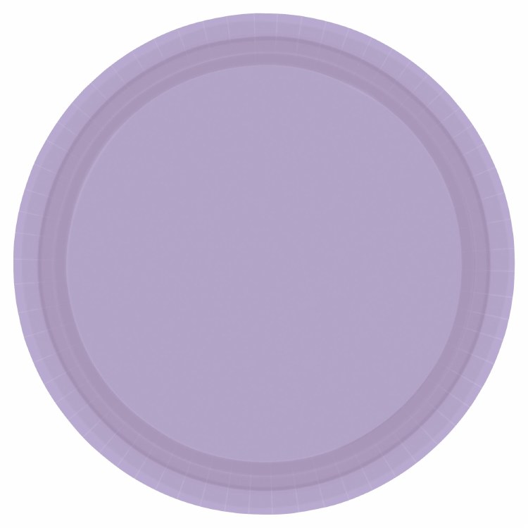 Lavender 7in Paper Plates 20ct