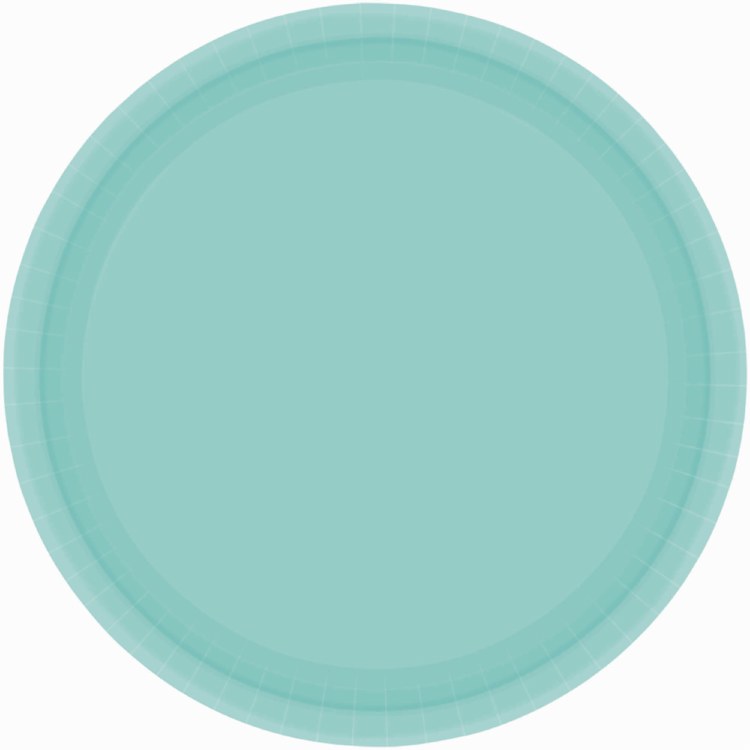 Robins Egg Blue 7in Plates 20ct