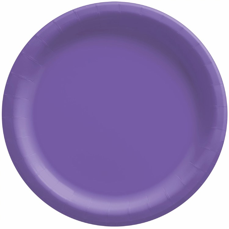 Purple 7" Paper Plate 2oct