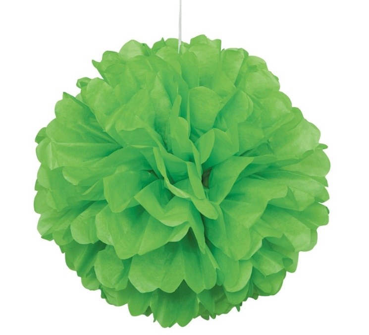 Puff Decor 16" Lime Green