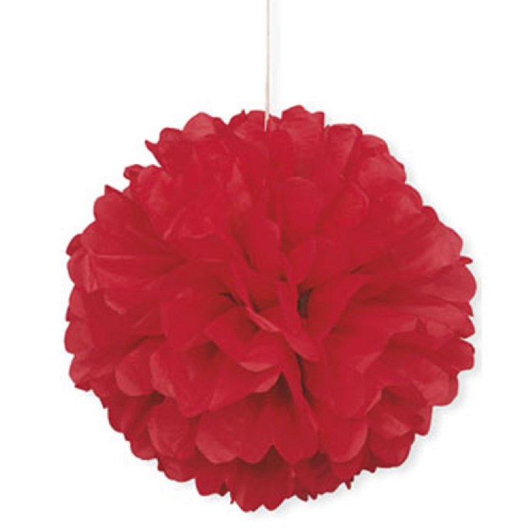 Puff Decor 16" Red