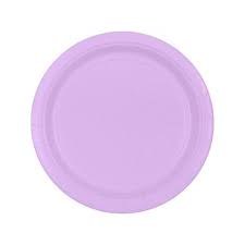 Lavender 9in Paper Plates 20ct