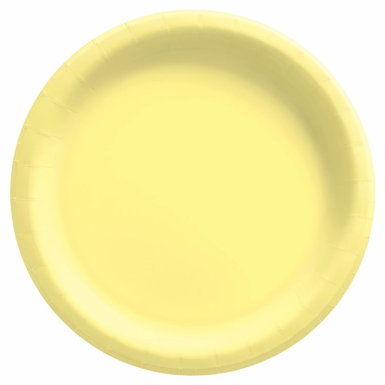 Lt Yellow Paper Plates 9in 50ct