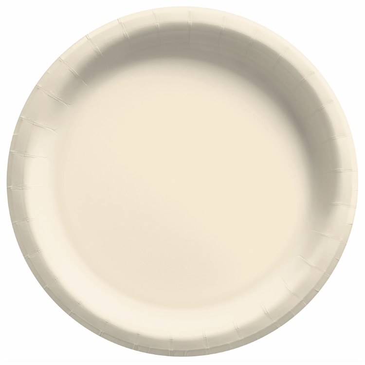 Vanilla Cream 8.5" Paper Plate 20ct