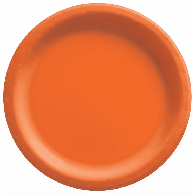 Orange Peel 9in Paper Plates 20ct