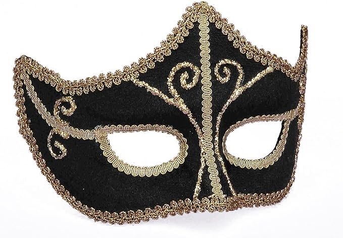 Mask Fancy Black/Silver
