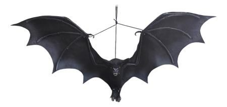 Bat Hanging Black 20"